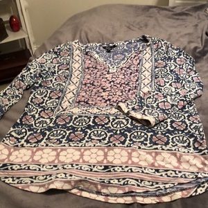 Lucky brand long sleeve tunic